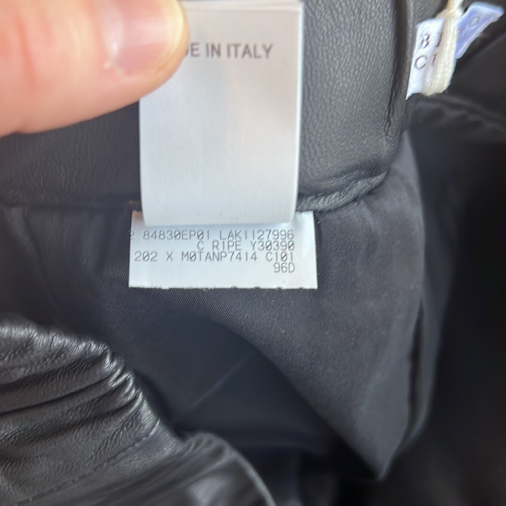 Brunello Cucinelli High-Waist Leather Pants - Picture 10 of 10